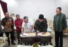 Bupati Budiman Tendatangani MoU Dengan Rektor Universitas Terbuka