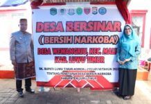 Bupati Luwu Timur Canangkan Wewangriu Sebagai Desa Bersinar