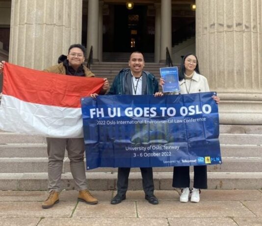 Presentasi Hasil Penelitian Mahasiswa FH UI 2022 di Oslo International Environmental Law Conference