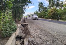 Proyek Peningkatan/Rekonstruksi Jalan Ruas Ujung Lamuru Palattae di Kab.Bone Ambruk