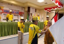 Lepas Kontingen Luwu Utara, Bupati Siapkan Bonus Bagi Atlet Berprestasi Pada Ajang Porprov Sulsel XVII