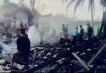 Diduga Korsleting Listrik, Pondok Pesantren Darul Arqam Muhammadiyah Balebo Ludes Terbakar