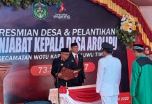 Sekilas Tentang Desa Arolipu Kecamatan Wotu