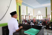 Hadiri Pelantikan MUI Kecamatan Wotu, Bupati Paparkan Program Prioritas