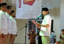 Ketua DPD Partai Gerindra Sulteng Lantik Pengurus DPC Partai Gerindra Morut Periode 2022-2027