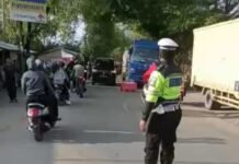 Satlantas Polres Palopo Utamakan Tangki BBM dan Truck Elpiji Melintas di Jalur Alternatif