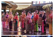 Angklung Gumati Nusantara Kembali Memukau di Acara Ngopi Bareng AUI Seri V Kebaya Goes To UNESCO
