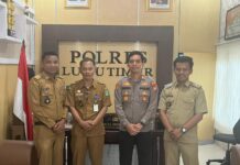 Soal Anggaran Desa, Pengurus APDESI Luwu Timur Temui Kapolres dan Kajari !