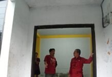 Bahri Suli Tinjau Aspura Mahasiswa Luwu Timur Usai Dilempari Bom Molotov