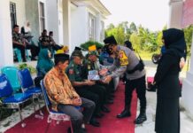 Kapolsek Baebunta Hadiri Upacara Hari Pahlawan ke 77 dan Penyerahan Cenderamata Kepada Anggota LVRI