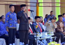 Wabup Morut Pimpin Upacara HKN ke-58 dan Buka Rakerkesda