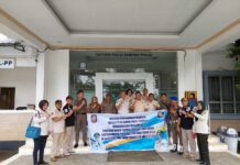 Satpol PP Pangkep dan Lutra Kunker di Kabupaten Luwu Timur