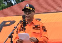 Bupati Budiman Jadi Irup Pada Apel Siaga Bencana di Kabupaten Luwu Timur