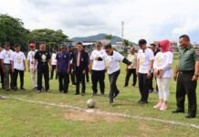Walikota Palopo Buka Turnamen Sepak Bola Kapolres Cup 2022