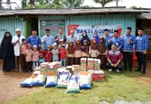 Peringati HUT KORPRI Ke-51, Pemkab Lutim Bagikan Sembako ke Panti Asuhan