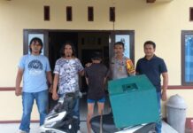 Pencuri Kotak Amal Masjid Raya Sukamaju Yang Terekam CCTV Ditangkap !