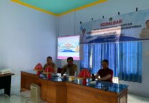 Diskan Lutim Gelar Sosialisasi Probiotik, Pengendalian Hama dan Penyakit Ikan