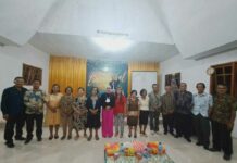 Ketua DPRD Morut Hadiri Natal Oikumene di Desa Pawaaru