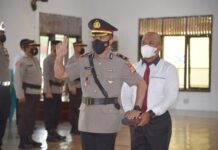 Kapolres Morowali Utara Pimpin Upacara Pengukuhan Wakapolres