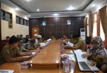 Pimpin Rapat Monitoring Kegiatan Dana PEN, Ini Harapan Wakil Bupati Luwu Utara