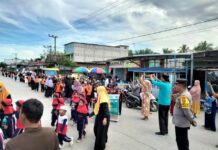 Hadiri Pembukaan Porseni, Kapolsek Malangke Beri Imbauan dan Pesan Kamtibmas