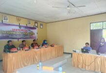 Hadiri Lokmin Lintas Sektor, Kapolsek Malangke : Semoga Mampu Memberi Edukasi Kepada Warga Terkait Stunting