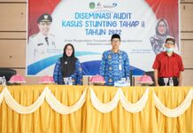 Staf Ahli Hukum dan Pemerintahan Buka Diseminasi Audit Kasus Stunting Tahap II Kabupaten Lutim
