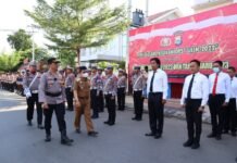 Polres Palopo Gelar Apel Pasukan Ops Terpusat “Lilin 2022”