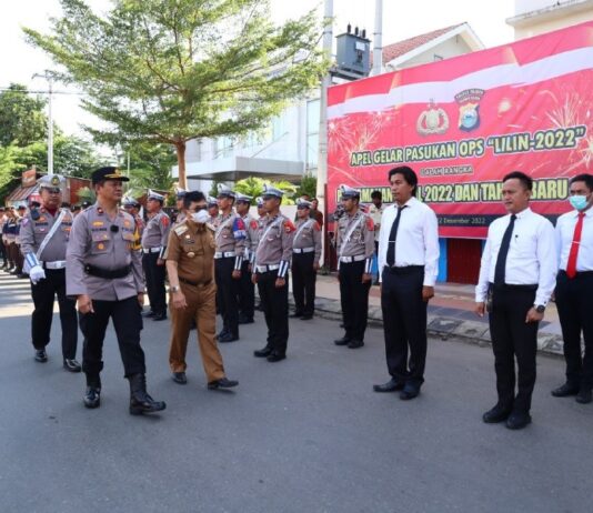 Polres Palopo Gelar Apel Pasukan Ops Terpusat “Lilin 2022”