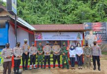 Kabid Propam Bersama Kapolres Morut Tinjau Pengamanan Natal di Gereja-gereja
