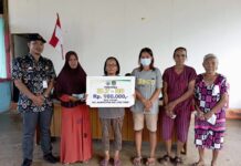Pemdes Teromu Salurkan BLT DD Periode Oktober-Desember 2022