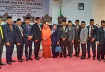 Pimpin Paripurna, Ini Harapan Drs.Basir kepada PAW Wakil Ketua DPRD Luwu Utara yang Baru Dilantik