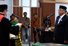 Haeruddin Yusuf Resmi Jabat Wakil Ketua DPRD Luwu Utara, Wakil Bupati Ucapkan Selamat