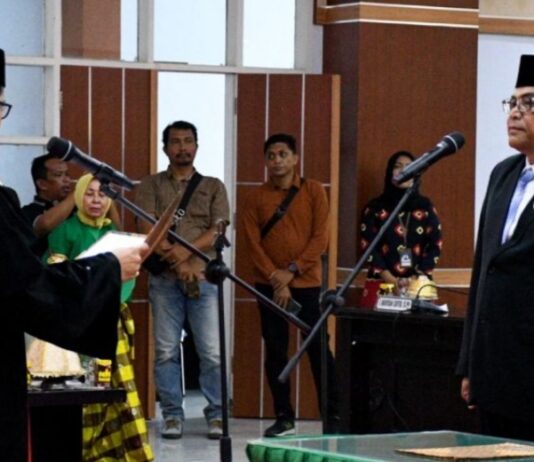 Haeruddin Yusuf Resmi Jabat Wakil Ketua DPRD Luwu Utara, Wakil Bupati Ucapkan Selamat