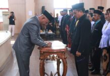KPU Morut Lantik 50 Anggota PPK Dalam Pelaksanaan Pemilu 2024