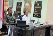 Bupati Morut Hadiri Sosialisasi Rekrutmen Komcad Matra Darat Tahun 2023