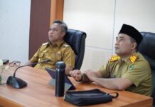 Bupati Ikuti Rakor Penghentian PPKM Secara Virtual