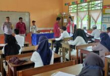 Hadiri Tes Tertulis Calon Anggota PPS, Kapolsek Malangke : Semoga Peserta yang Lulus Paham dengan Tupoksinya