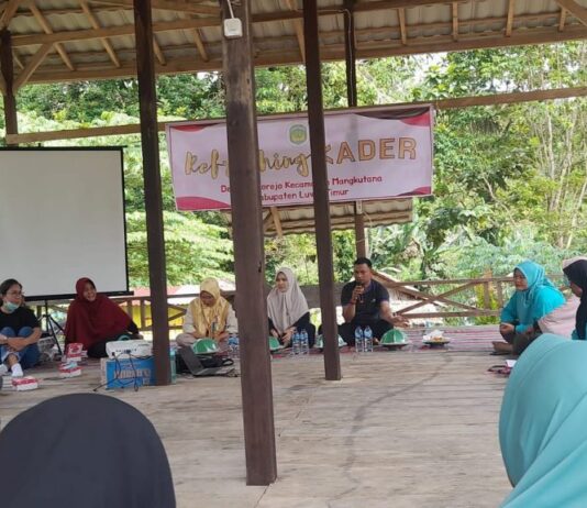 Pemdes Wonorejo bersama PKM Mangkutana Gelar Refreshing Kader