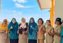 Ketua TP-PKK Mangkutana Lakukan Monev dan Kunjungi SMPN 2 Mangkutana