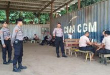 Ciptakan Situasi Aman dan Kondusif, Samapta Polres Morut Patroli di Kawasan Industri PT GNI