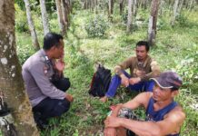 Bhabinkamtibmas Imbau Warga Tidak Terpancing Isu Rusuh PT. GNI