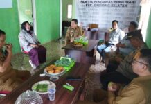 Jalin Silaturahmi, Sekda Luwu Utara Kunjungi Sekretariat Panwaslu Sabbang Selatan