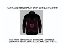 SE Bupati : ASN Lutim Wajib Pakai Batik Hari Kamis dan Jumat