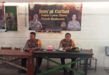 Gelar Jum’at Curhat, Ini Pesan Kapolsek Baebunta