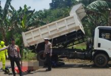 Karyawan Koperasi Asal Tomoni Tabrak Truck di Wasuponda, Korban Tewas !