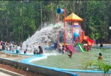 Belum Diresmikan, Waterpark Yang Dibangun PT Vale Ramai Pengunjung