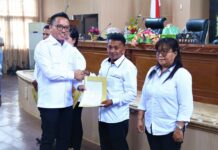 Bupati Morut Serahkan SK 199 Tenaga PPPK Sekaligus Sosialisasi Layanan Pembayaran Manfaat Program PT. Taspen