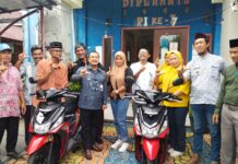 Pemdes Lagego Serahkan Dua Motor Dinas Kadus