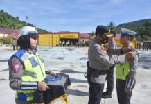 Polres Morut Laksanakan Apel Gelar Pasukan Ops Keselamatan Tinombala 2023